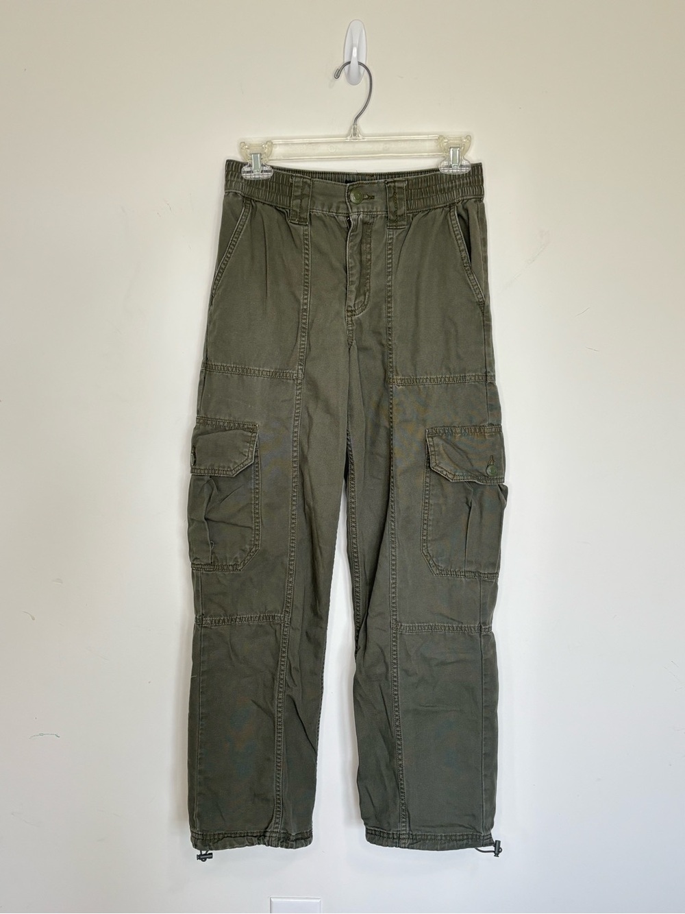 Aeropostale Women's Utility‎ Cargo Olive Green Cargo Pants XS